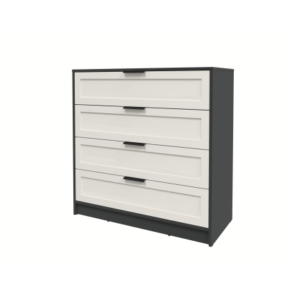 Kомод Тренд КТ-К100 (Антрацит ЛДСП/ Кашемир ЛМДФ) Ш1000 В1020 Г451 Kомод Тренд КТ-К100 (Антрацит ЛДСП/ Кашемир ЛМДФ) Ш1000 В1020 Г451